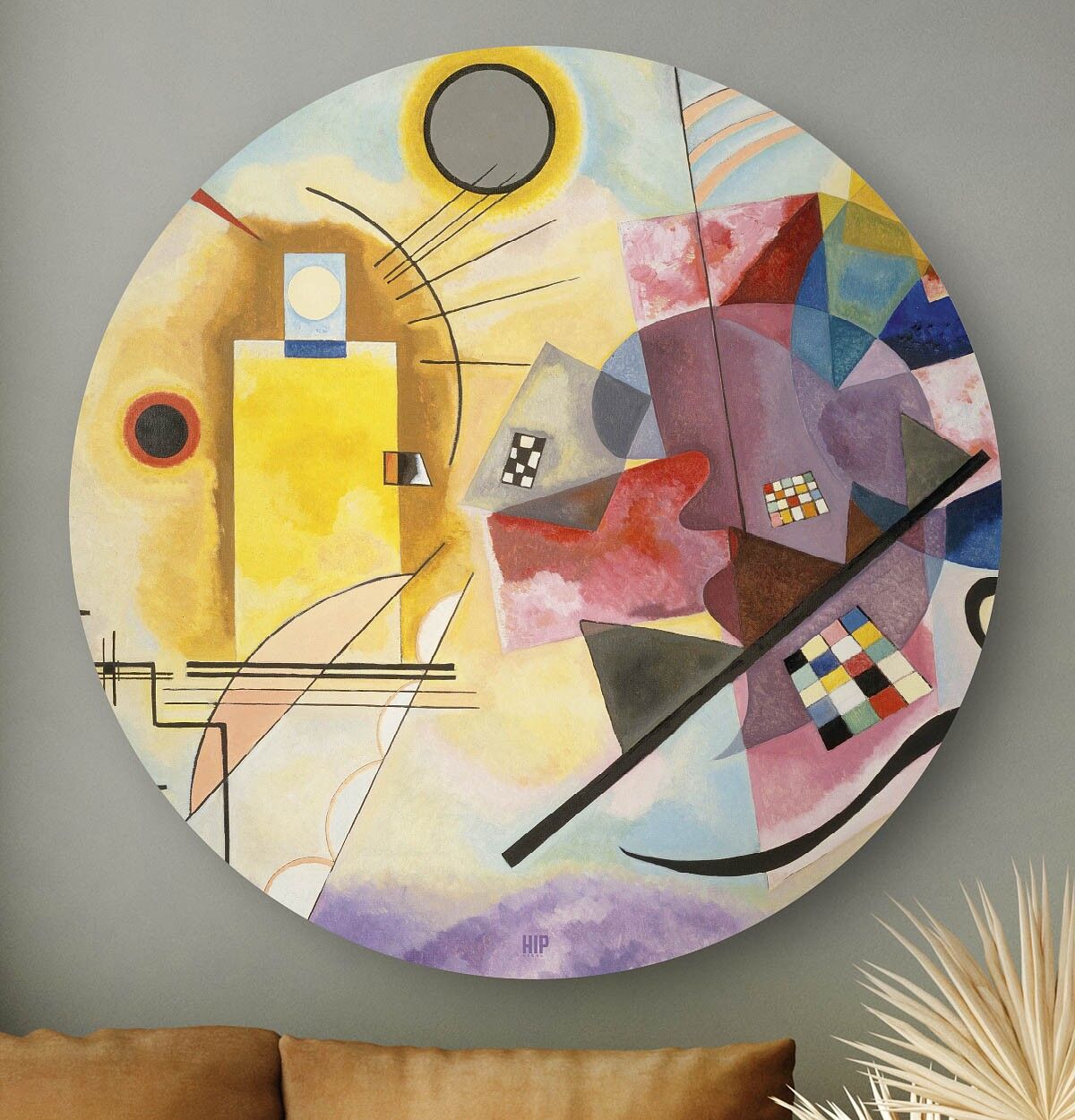 HIP ORGNL® Giallo, rosso, blu Tondo - Ø 120 cm