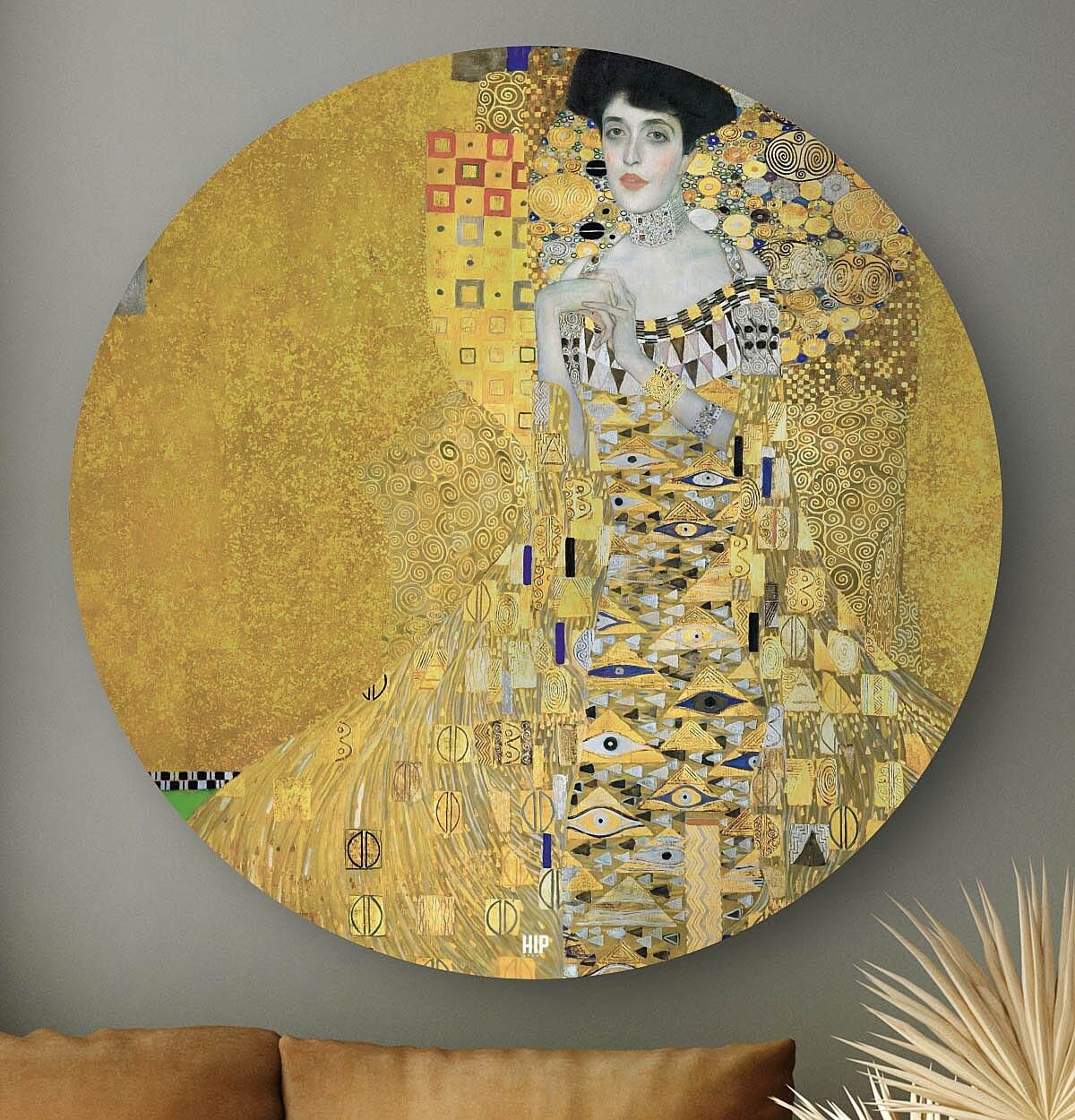 HIP ORGNL® Ritratto di Adèle Bloch-Bauer I Rotondo - Ø 80 cm