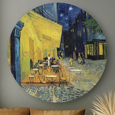 HIP ORGNL® Terrasse de café la nuit Ronde - Ø 60 cm