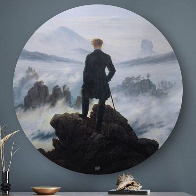 HIP ORGNL® De wandelaar boven de nevelen Rond - Ø 120 cm