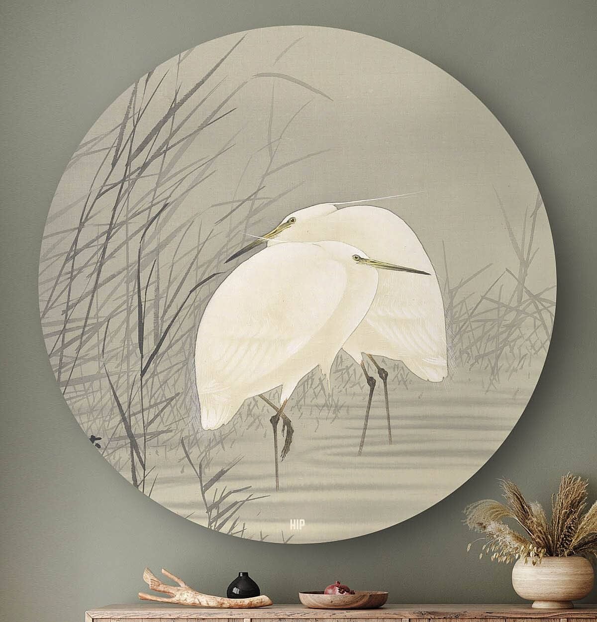 HIP ORGNL® Garzette in Palude Rotonda - Ø 100 cm