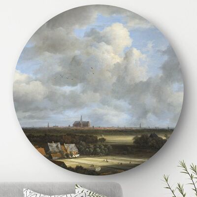 HIP ORGNL® View of Haarlem with bleaching fields Round - Ø 120 cm