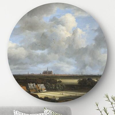 HIP ORGNL® Veduta di Haarlem con campi di sbiancamento Rotondo - Ø 100 cm