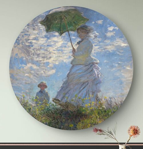 HIP ORGNL® Vrouw met een parasol Rond - Ø 120 cm
