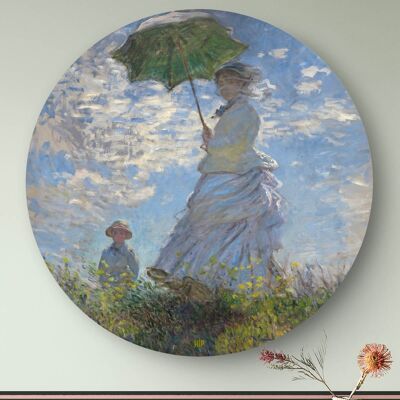 HIP ORGNL® Woman with a parasol Round - Ø 80 cm