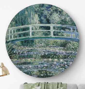 HIP ORGNL® Le pont japonais et les nénuphars Rond - Ø 120 cm 1