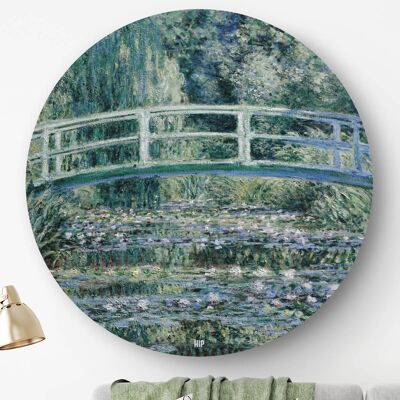 HIP ORGNL® The Japanese bridge and the water lilies Round - Ø 60 cm