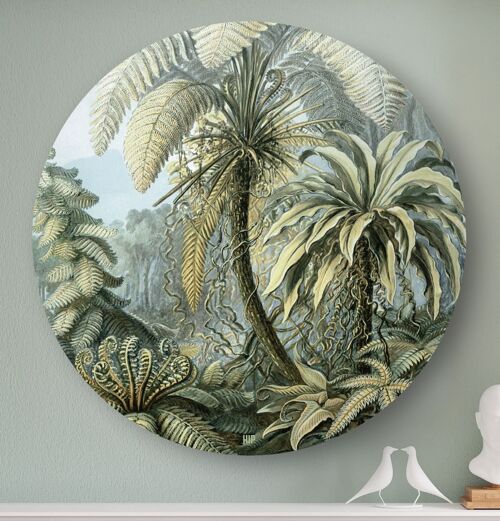 HIP ORGNL® Botanisch met palmbomen Rond - Ø 120 cm