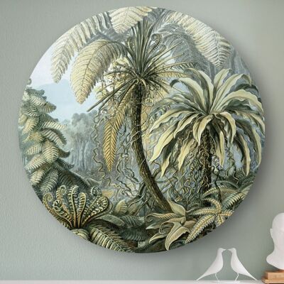 HIP ORGNL® Botanique avec palmiers Rond - Ø 80 cm