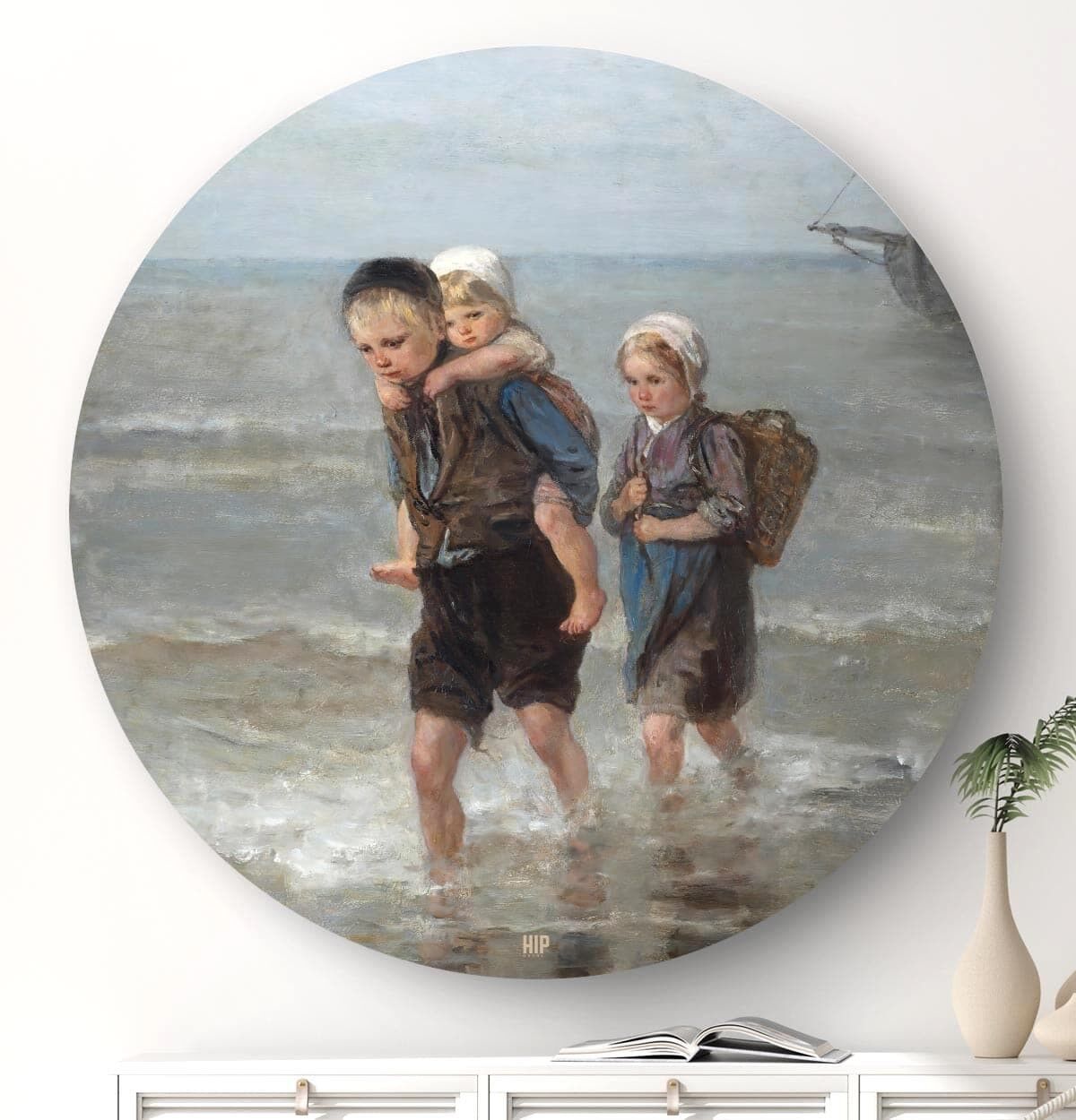 HIP ORGNL® Bambini nel surf Tondo - Ø 80 cm