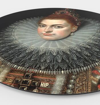 HIP ORGNL® Portrait d'Isabella Clara Eugenia von Habsburg Rond - Ø 80 cm 3