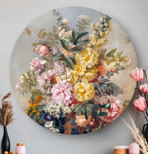 HIP ORGNL® Grote vaas met bloemen Mirabent Rond - Ø 140 cm