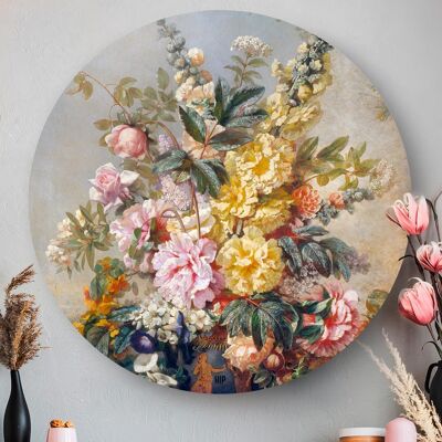 HIP ORGNL® Große Vase mit Blumen Mirabent Round - Ø 140 cm
