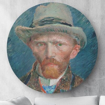 HIP ORGNL® Selbstporträt Vincent van Gogh Rund - Ø 140 cm