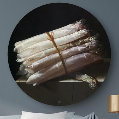 HIP ORGNL® Still life with asparagus Round - Ø 140 cm