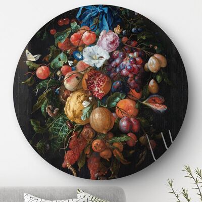 HIP ORGNL® Festoen van vruchten en bloemen Rond - Ø 40 cm