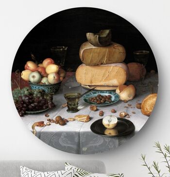 HIP ORGNL® Nature morte aux fromages Ronde - Ø 80 cm 1