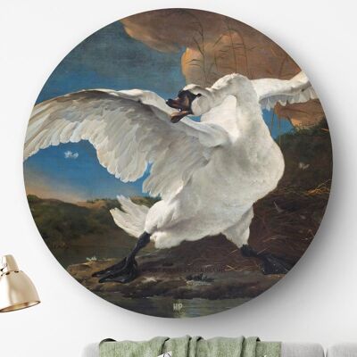 HIP ORGNL® Le cygne en voie de disparition Rond - Ø 80 cm