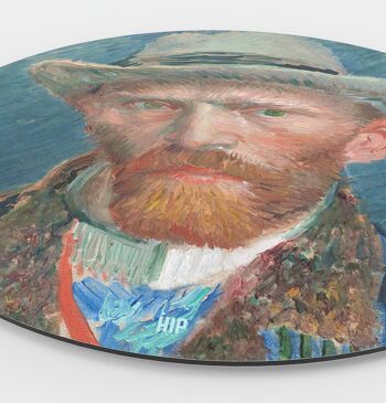 HIP ORGNL® Autoportrait Vincent van Gogh Rond - Ø 100 cm 2