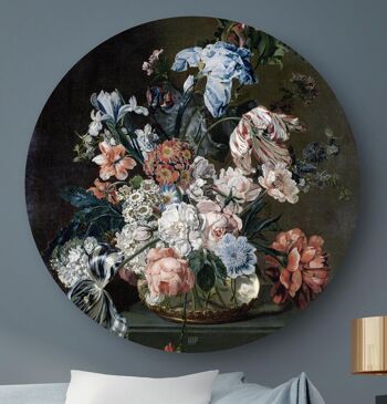 HIP ORGNL® Nature morte aux fleurs Van der Mijn Rond - Ø 120 cm 1