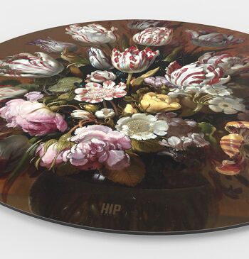 HIP ORGNL® Nature morte aux fleurs Bollongier Rond - Ø 100 cm 2