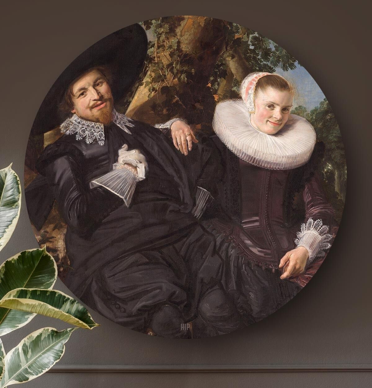 HIP ORGNL® Ritratto di coppia Tondo - Ø 40 cm