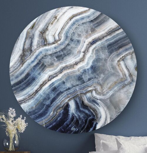 HIP ORGNL® Blue  Lace Geode Round - Ø 80 cm