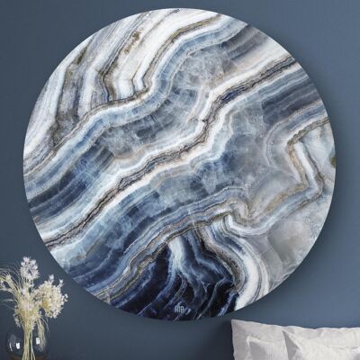 HIP ORGNL® Blaue Spitze Geode rund - Ø 140 cm