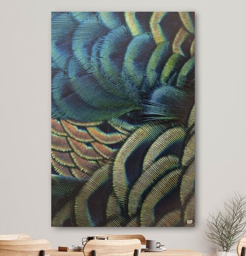 HIP ORGNL® Peacock Feathers - 80 x 120 cm