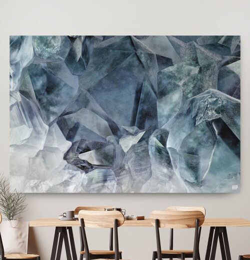 HIP ORGNL® Blue Crystal - 90 x 60 cm
