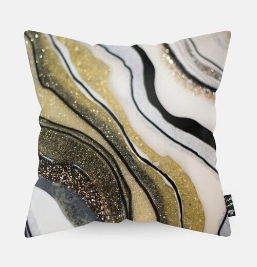 HIP ORGNL® Gold Agate Cushion - 45 x 45 cm