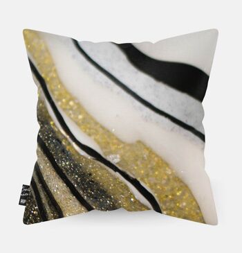 Coussin HIP ORGNL® Agate Or - 45 x 45 cm 2