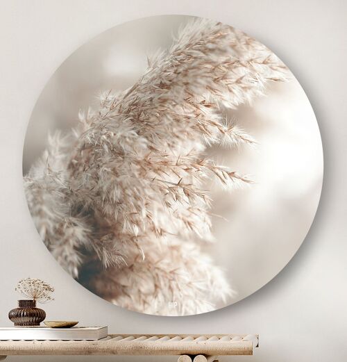 HIP ORGNL® Brown Pampas Grass Round - Ø 120 cm