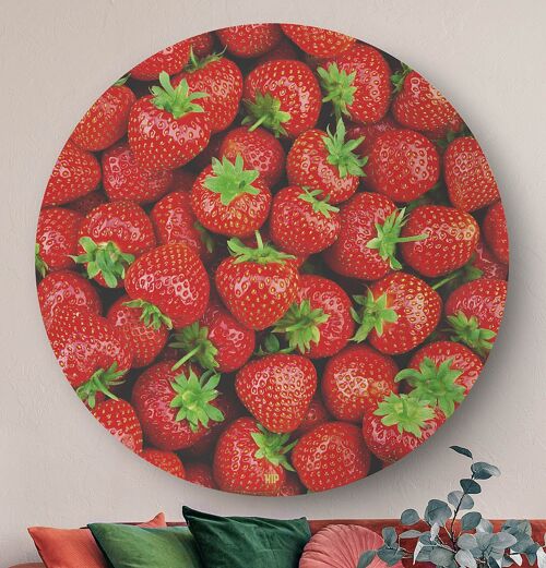 HIP ORGNL® Strawberries Round - Ø 80 cm