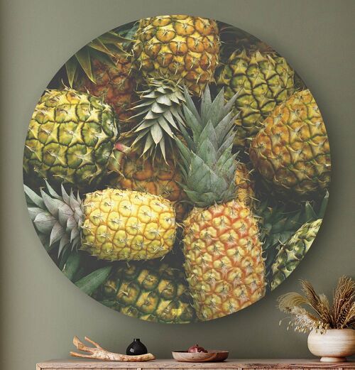 HIP ORGNL® Pineapples Round - Ø 80 cm