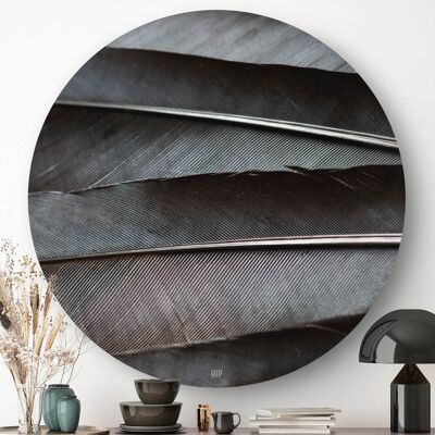 HIP ORGNL® Raven Feathers Round - Ø 120 cm