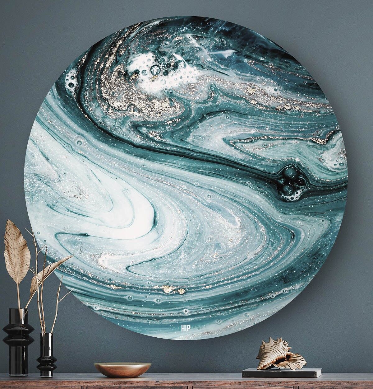HIP ORGNL® Aqua Geode Rotondo - Ø 40 cm