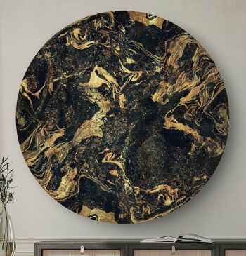 HIP ORGNL® Nero Gold Marbre Rond - Ø 100 cm 1