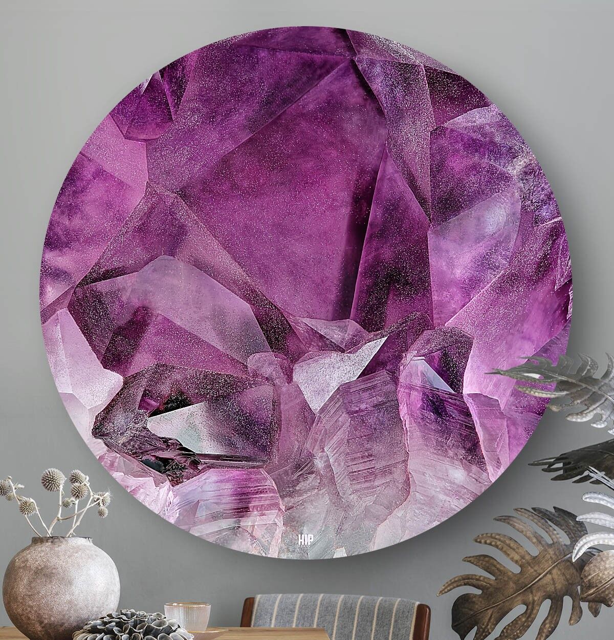 HIP ORGNL® Cristallo Viola Tondo - Ø 120 cm