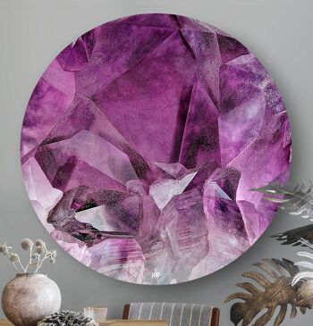 HIP ORGNL® Cristal Violet Rond - Ø 100 cm 1