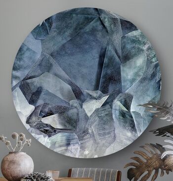 HIP ORGNL® Cristal Bleu Rond - Ø 80 cm 1