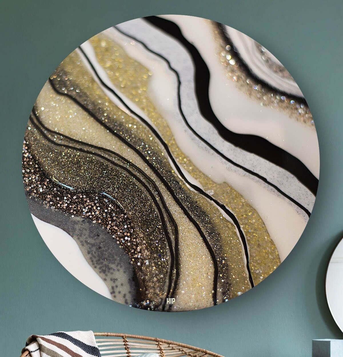 HIP ORGNL® Agata Oro Rotonda - Ø 120 cm