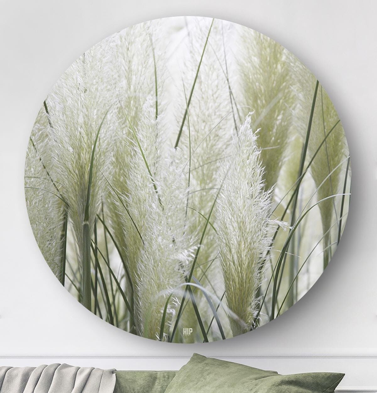 HIP ORGNL® Erba Pampa Bianca Tonda - Ø 40 cm