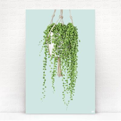 HIP ORGNL® Perlenseil - 100 x 150 cm, Mint