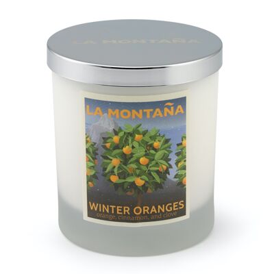 Winter Oranges scented candle