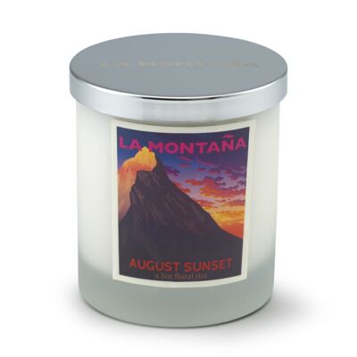 August Sunset scented candle