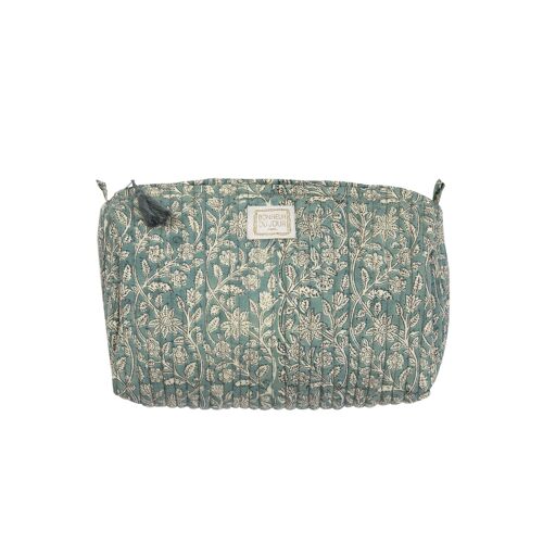 Trousse de toilette indienne INDI GOA BLUE GREEN