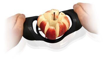 Éplucheur de pomme en acier inoxydable, épluche, épépine et tranche la pomme en quelques secondes 2