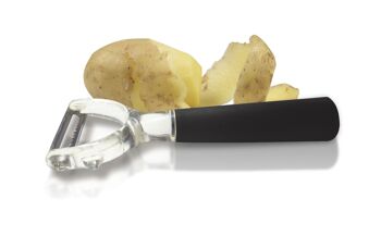 Éplucheur en "Y" en acier inoxydable idéal pour éplucher les pommes de terre, les fruits en toute sécurité et confortablement 6