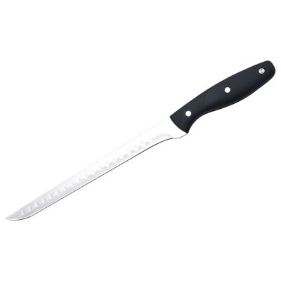 Sharp Tip Ham Knife, Stainless Steel, Black